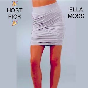 💯✅ AUTHENTIC ELLA MOSS MONACO RUCHED WRAP SKIRT